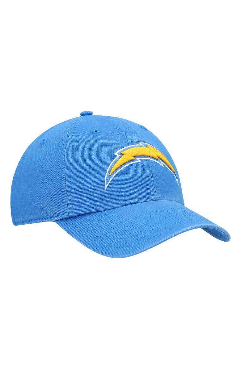 '47 Men's '47 Powder Blue Los Angeles Chargers Clean Up Primary Logo Adjustable Hat, Alternate, color, Powder Blue