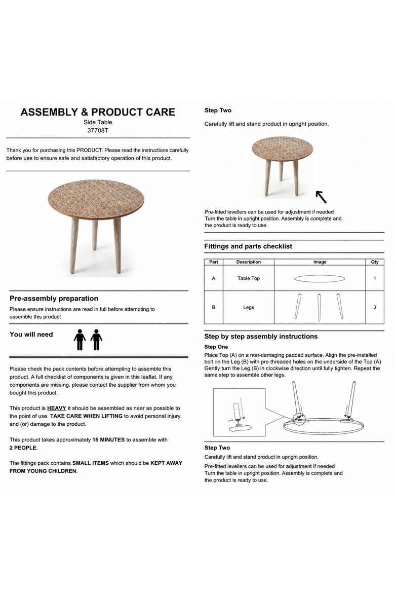 Handmade Mango Wood Round Accent Table, Knockdown, Alternate, color, Gray