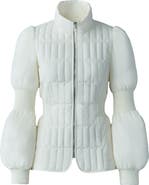 Mackage Felicia Smocked Panel Down Jacket