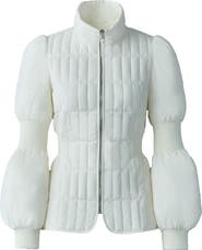 Mackage Felicia Smocked Panel Down Jacket