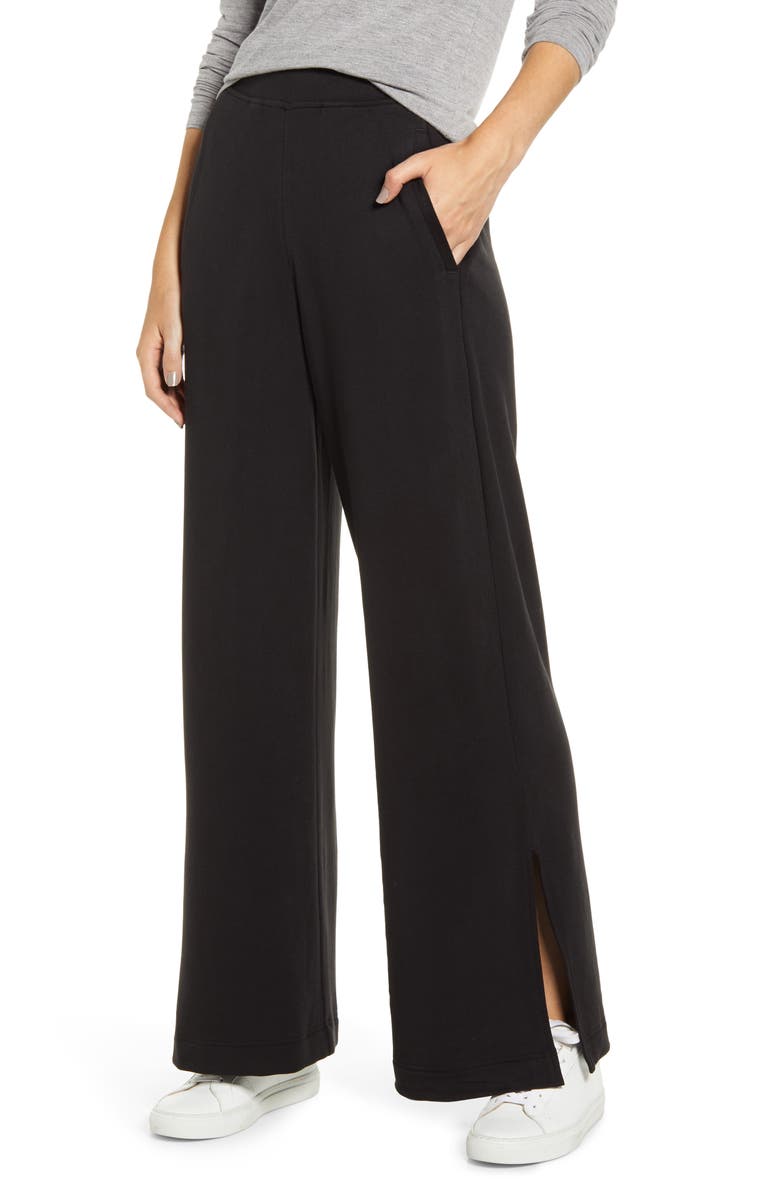 Lou & Grey Signaturesoft Plush Wide Leg Pants, Main, color,