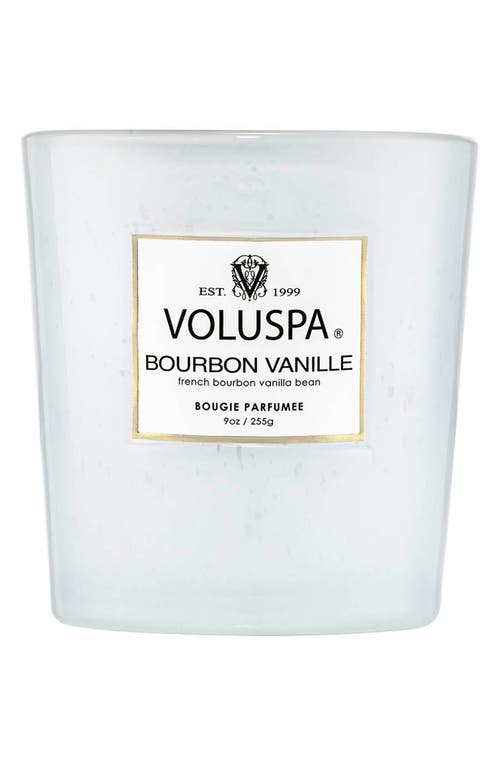 Voluspa Bourbon Vanille Classic Candle In White