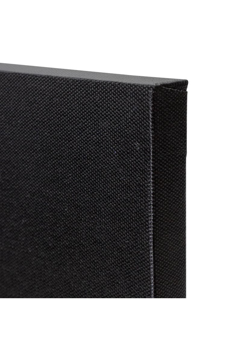 Northlight LED Lighted Flickering Heart-Shaped Candles Canvas Wall Art 15.75", Alternate, color, Black