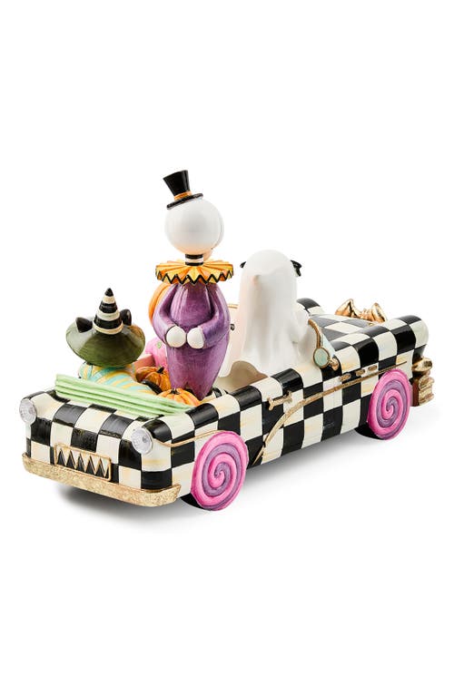 Mackenzie-childs Mackenzie Childs Trick Or Treat Boo Family Car Figurine In Multi