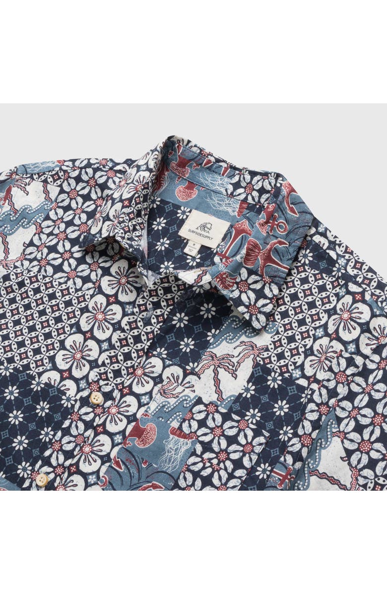 Surfside Supply Co. Joey Patchwork Shirt, Alternate, color, 