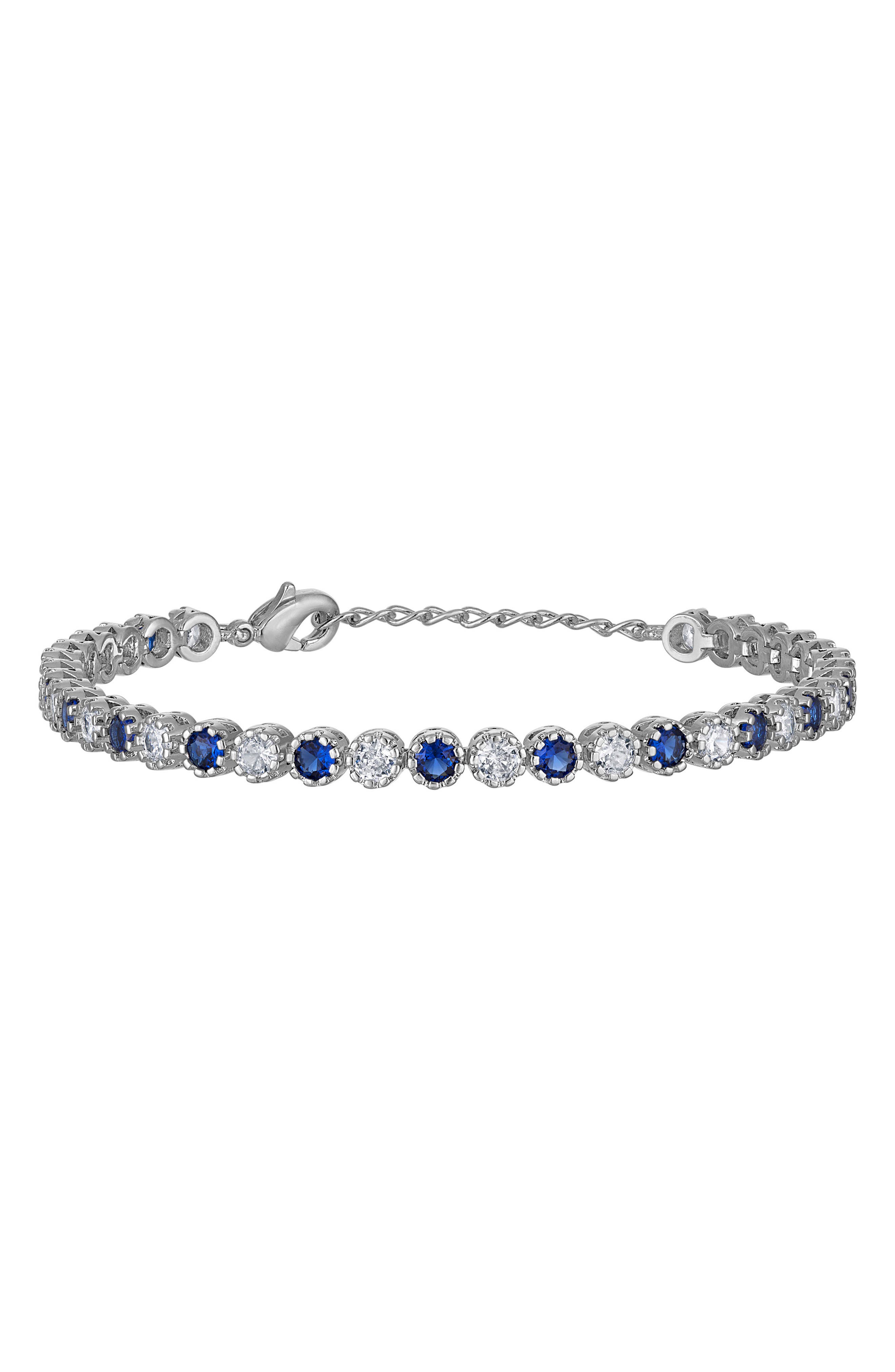 FZN Cubic Zirconia Line Bracelet