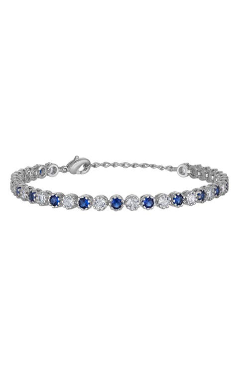 Cubic Zirconia Line Bracelet