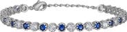 FZN Cubic Zirconia Line Bracelet
