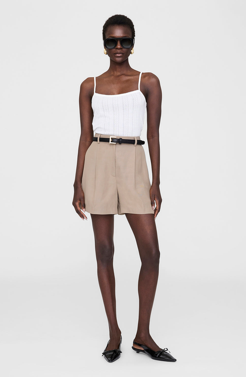 Anine Bing Trent Short In Gray