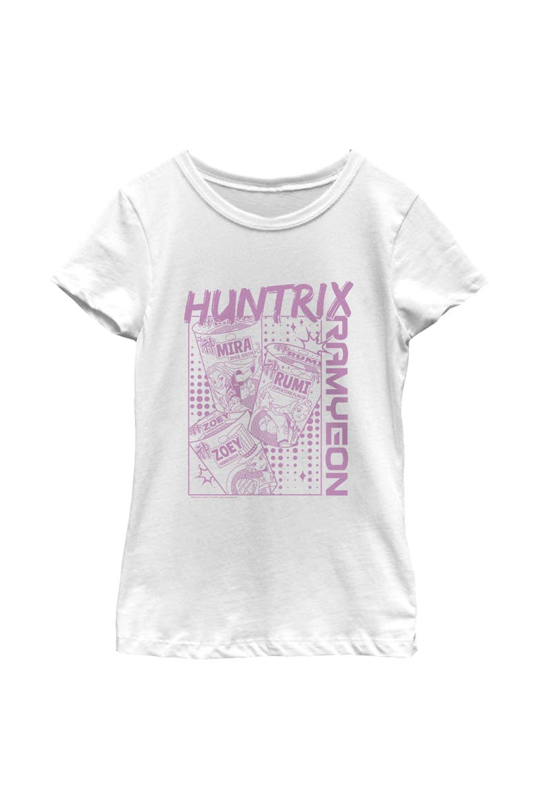 Girls' Zoey Mira and Rumi Ramyeon T-Shirt, Main, color, White