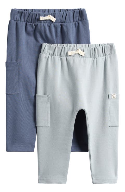 2-Pack Stretch Organic Cotton Cargo Sweatpants (Baby)