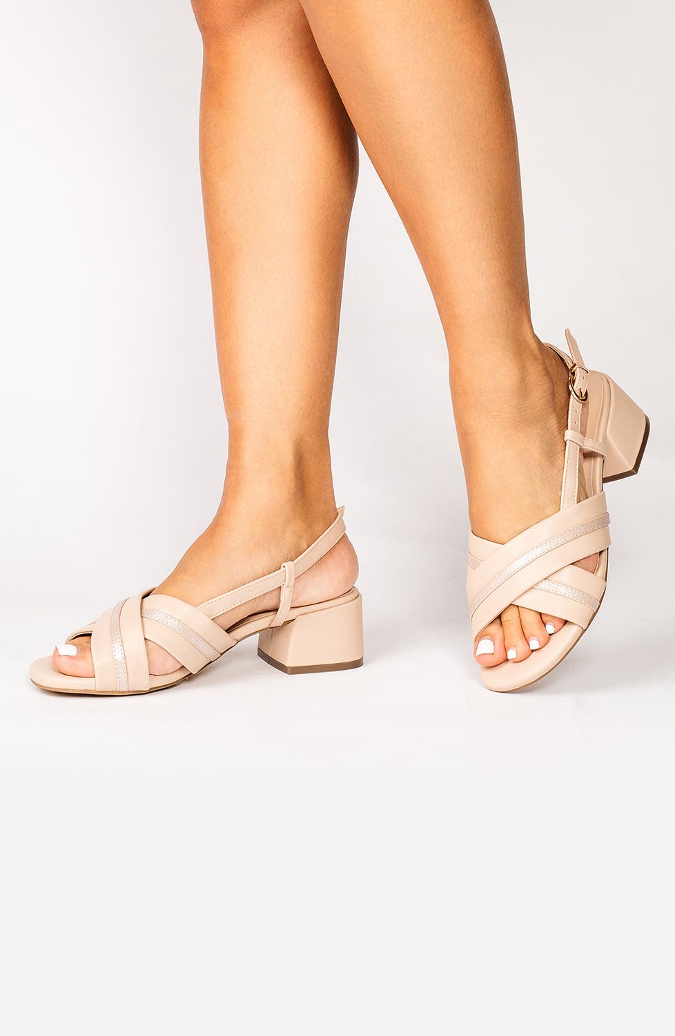 Paradox London Pink Nancy Slingback Sandal, Alternate, color, Nude