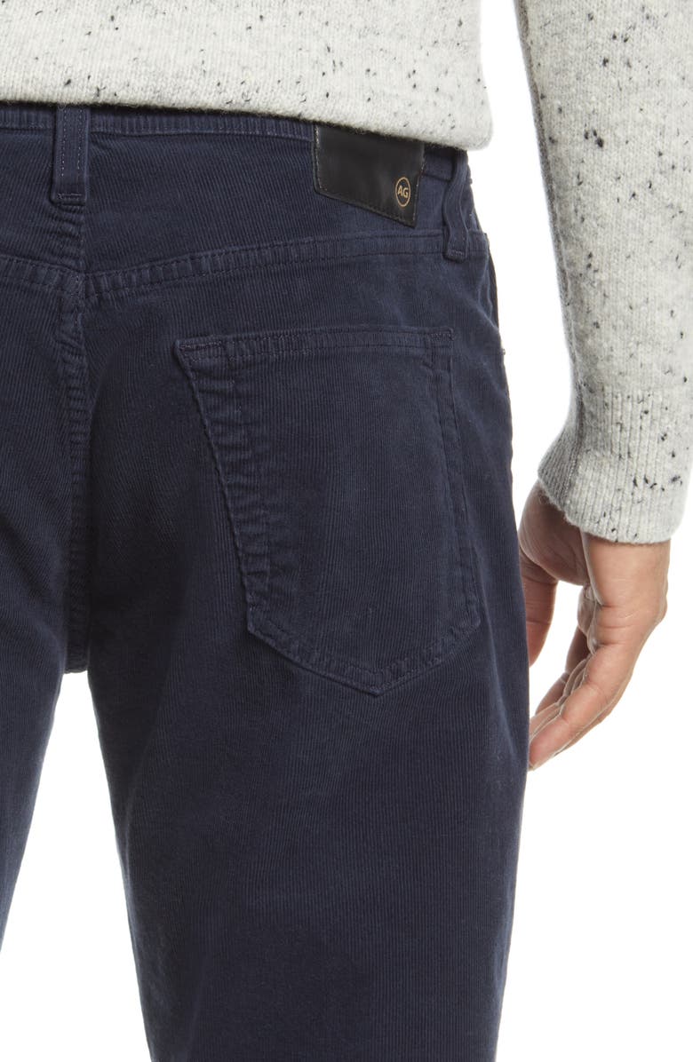 AG Everett Straight Leg Corduroy Pants, Alternate, color, Blue Express