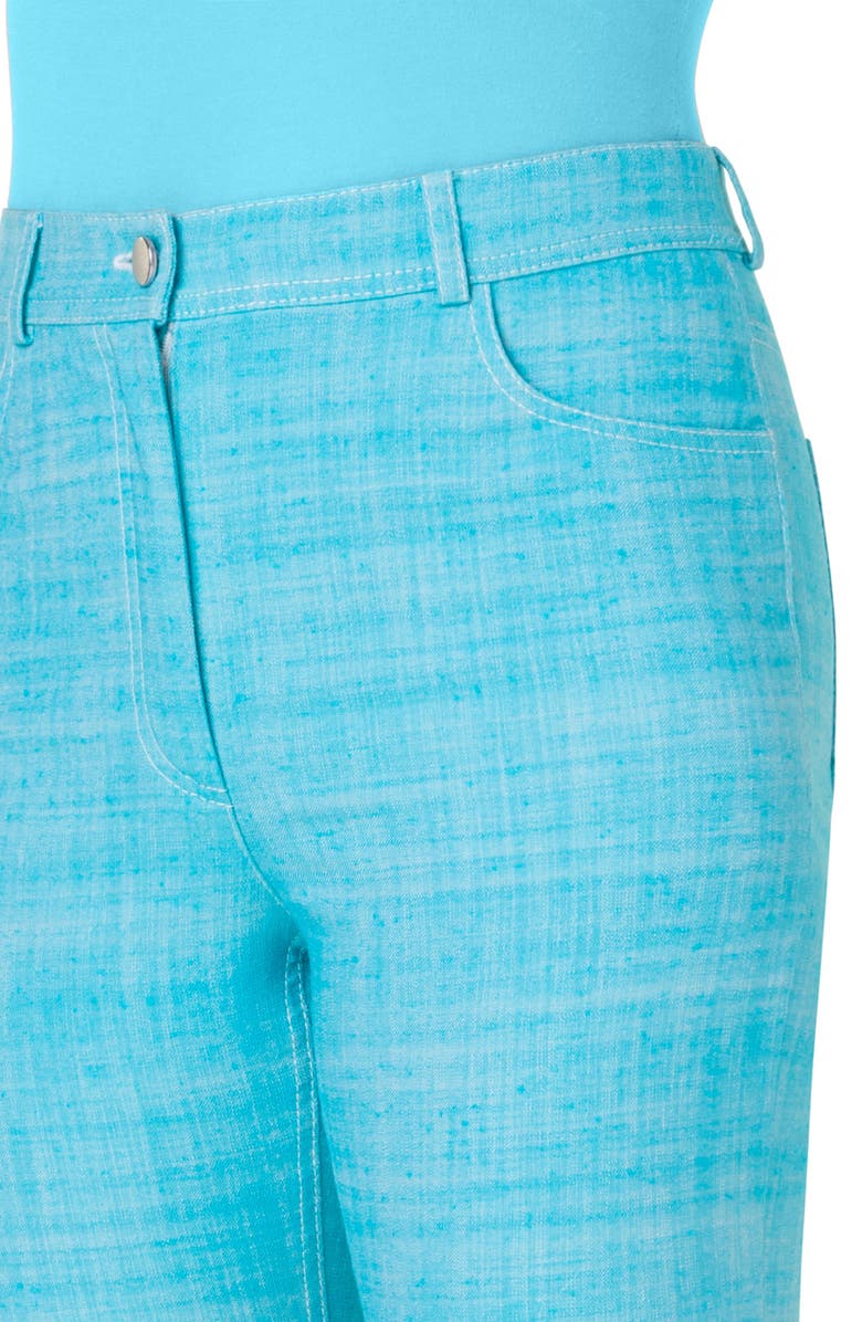 Akris punto Cali Stretch Denim Crop Bootcut Jeans, Alternate, color, 