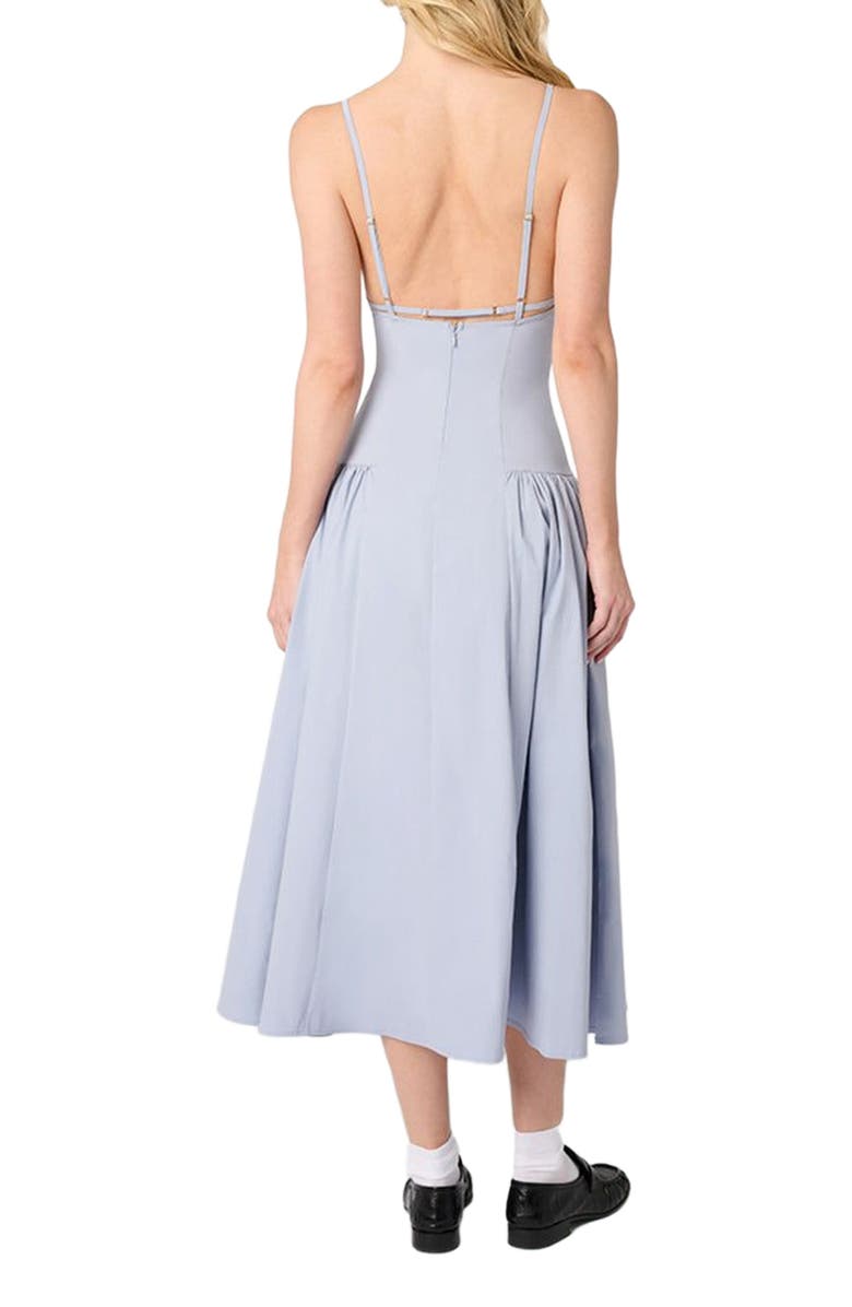 WeWoreWhat Flare Panel Midi Dress, Alternate, color, Powder Blue