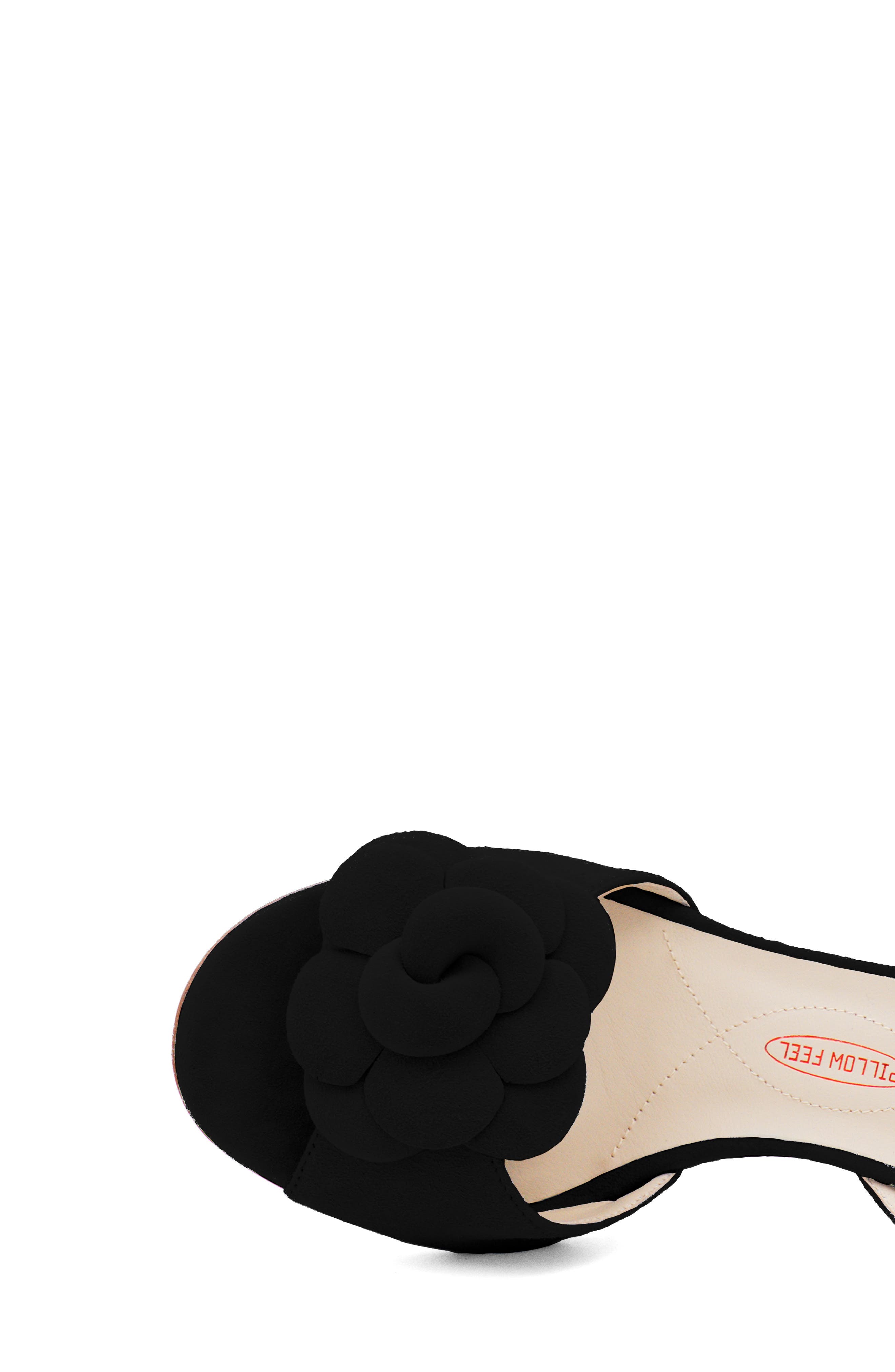 Amalfi by Rangoni Lambretta Ankle Strap Sandal, Alternate, color, Black Cashmere