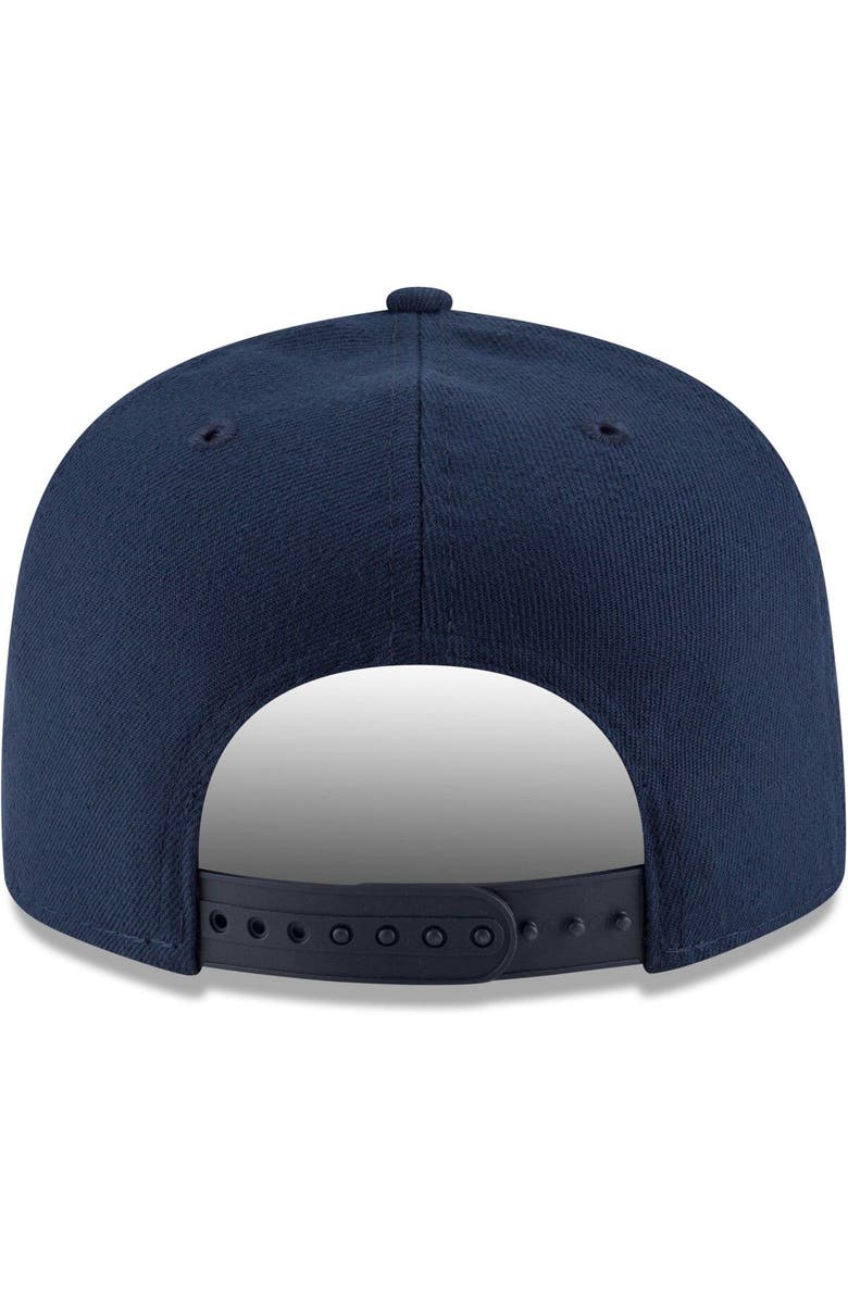 New Era Men's New Era Navy Chicago Bears Head Basic 9FIFTY Adjustable Snapback Hat, Alternate, color, 