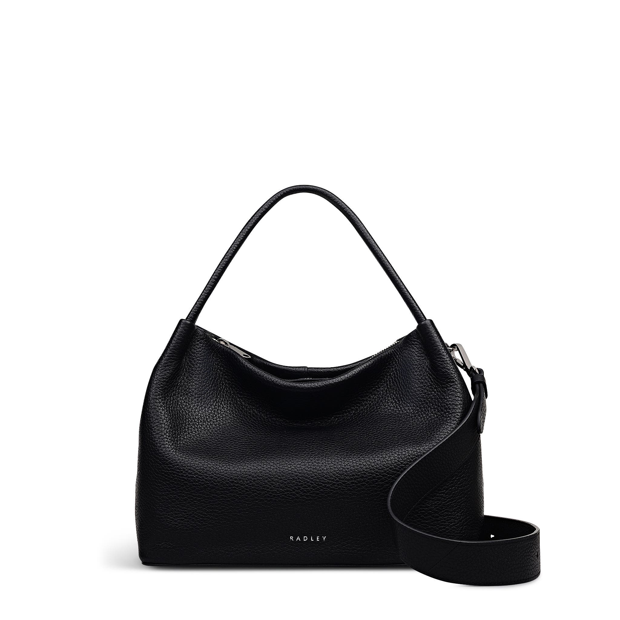 Radley Ivydale Road Medium Ziptop Satchel Bag, Main, color, Jet