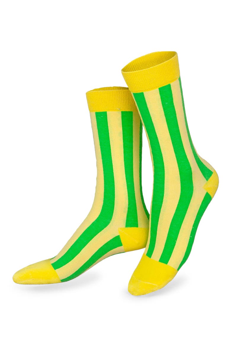 Assorted 2-Pack Fresh Lemons 3D Crew & Ankle Socks, Main, color, MULTICOLOR