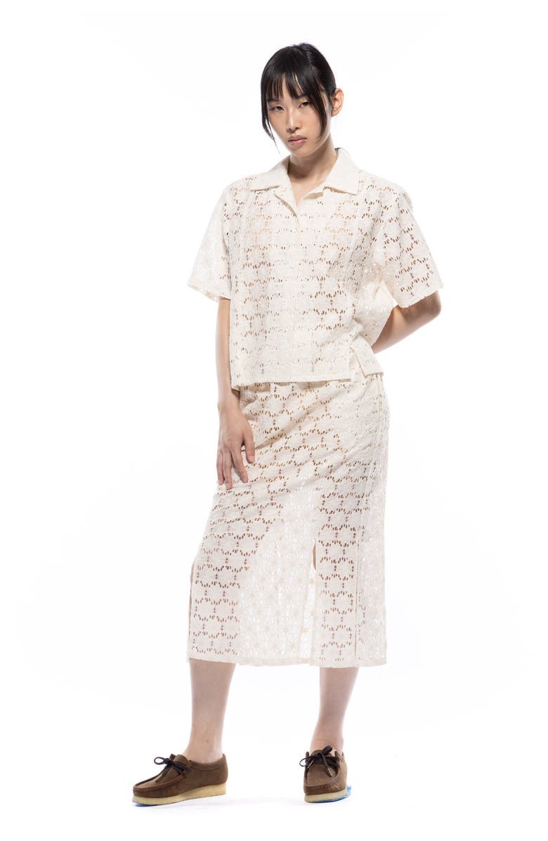 Toit Volant Adelaine Skirt, Alternate, color, Ivory