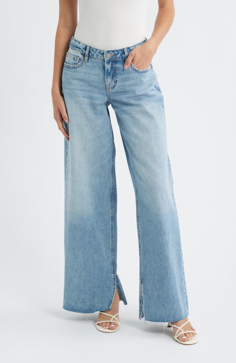 HIDDEN JEANS Low Rise Extra Wide Leg Jeans, Main, color, Medium Wash