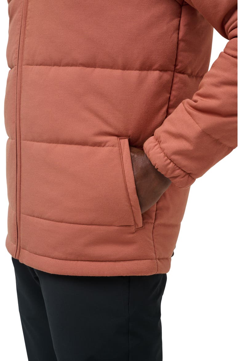 Climate Drop Quilted Jacket, Alternate, color, HEATHER COPPER