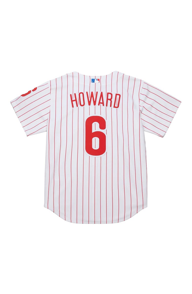 Mitchell & Ness Men's Mitchell & Ness Ryan Howard White Philadelphia Phillies Cooperstown Collection Authentic Jersey, Alternate, color, 