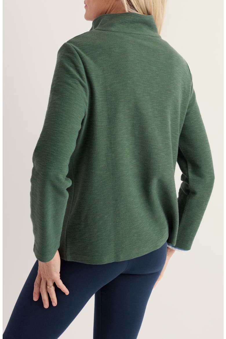 Last Boat Button-Up Sweatshirt, Alternate, color, LIGHT COPPICE