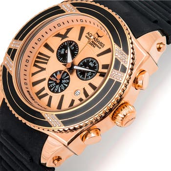 AQUASWISS Men's Swissport XG D Diamond Sporty Watch, 63mm