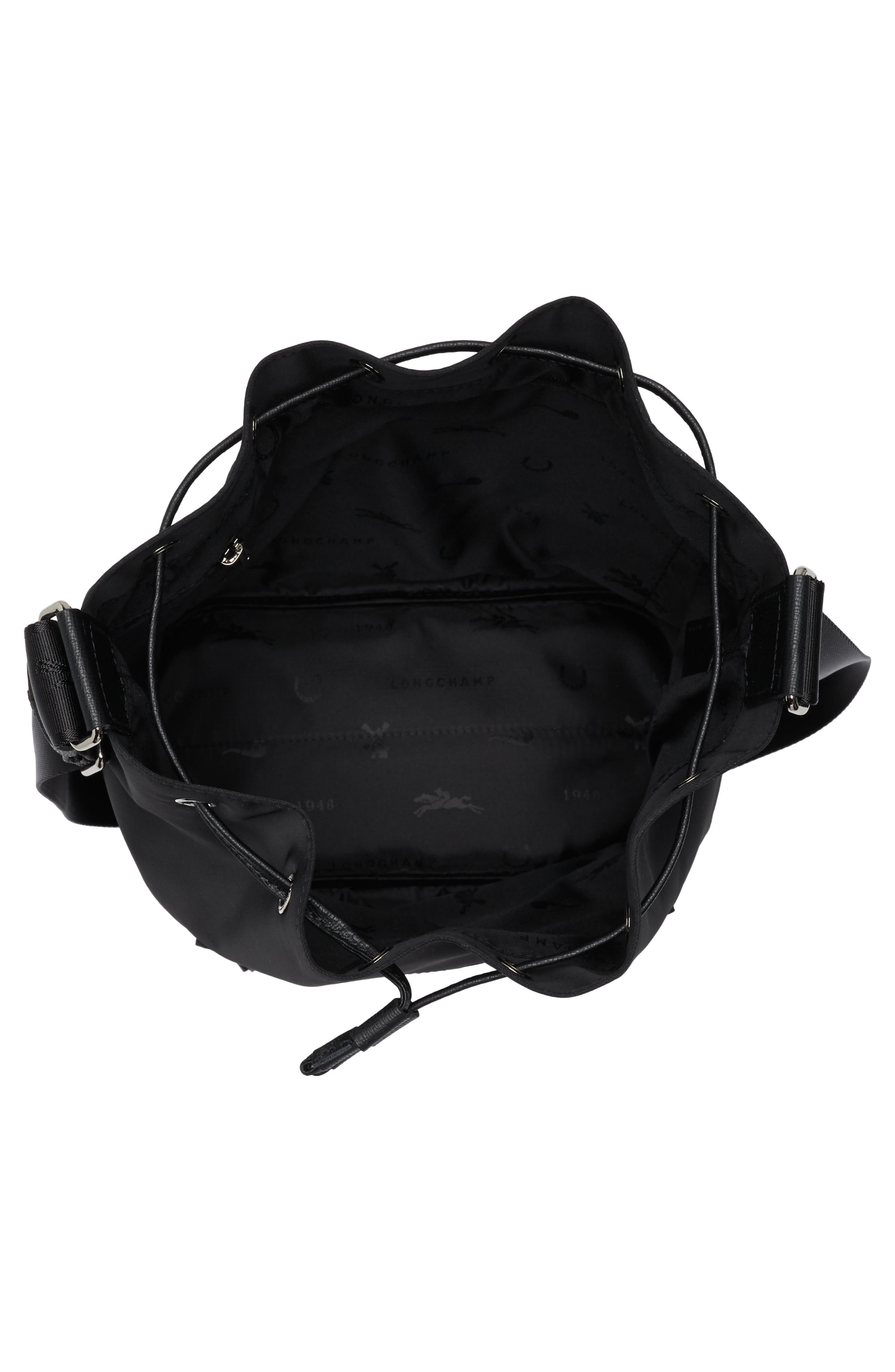 Longchamp Le Pliage Neo Bucket Bag, Alternate, color, Black