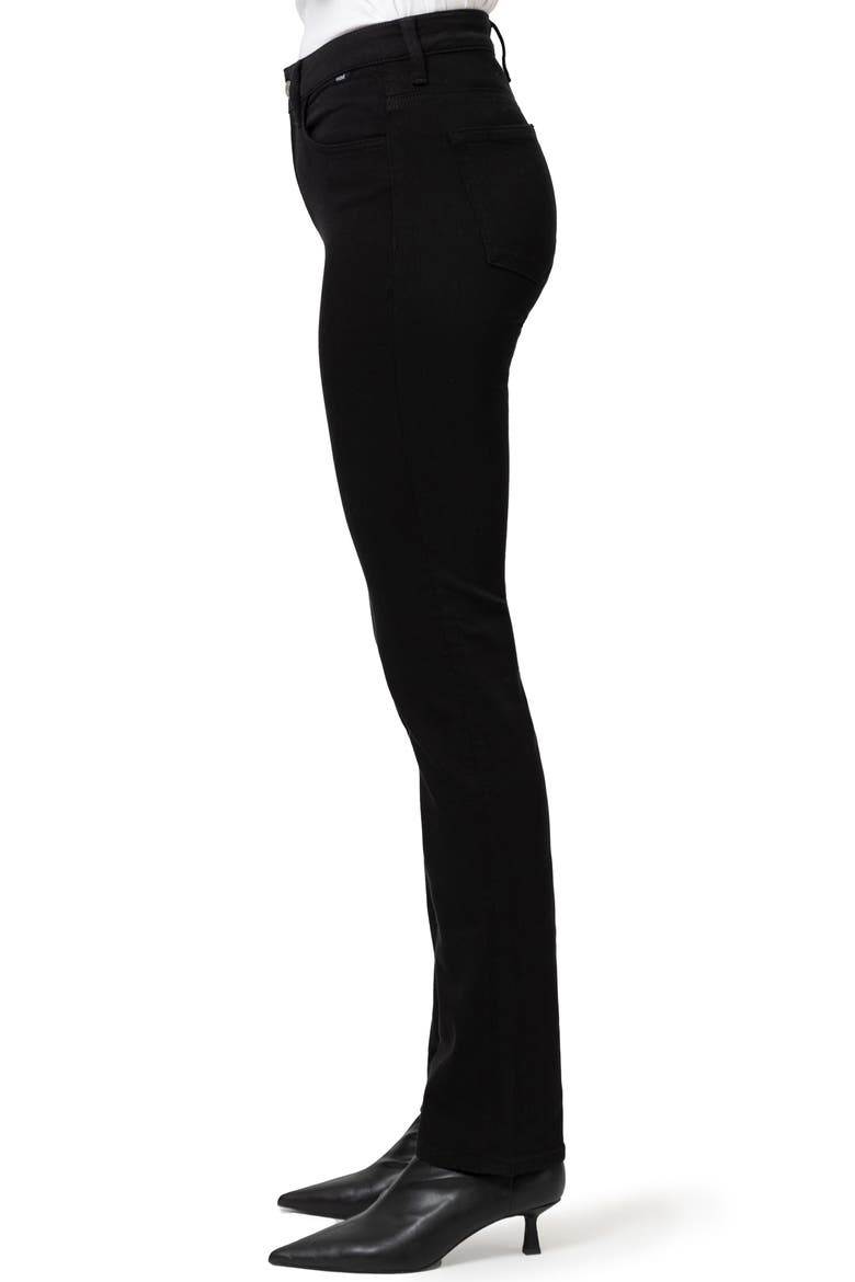 Kendra High Waist Straight Leg Jeans, Alternate, color, BLACK FEATHER BLUE