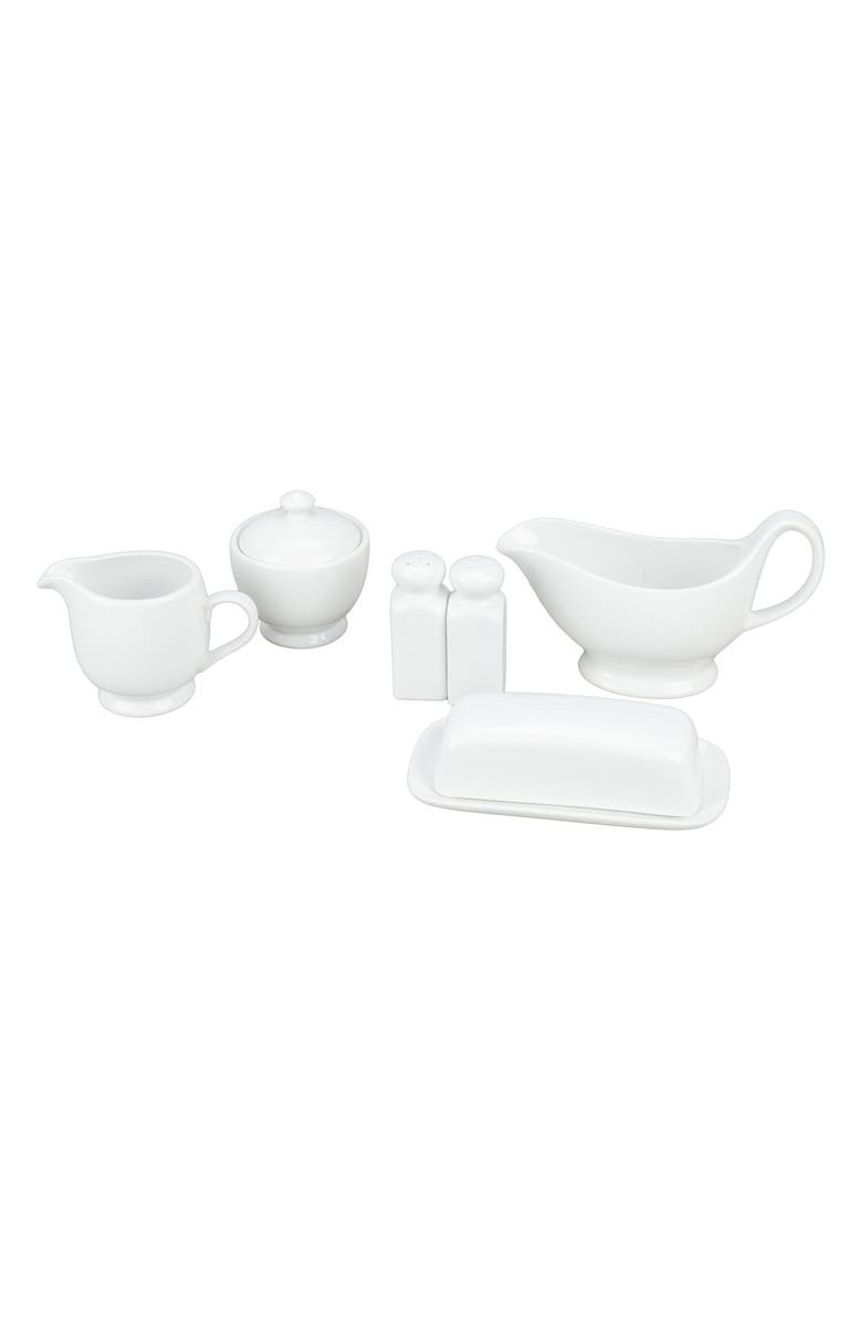 BIA Cordon Bleu 5-Piece Tabletop Accessory Set, Main, color, White