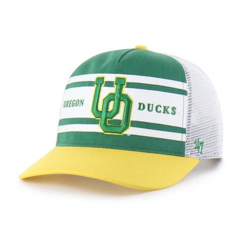 Youth '47 Green/Yellow Oregon Ducks Super Stripe Hitch Adjustable Trucker Hat