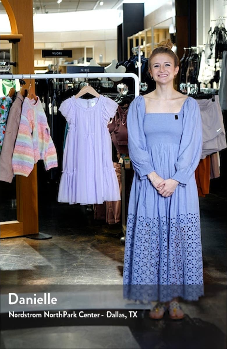 Kids' Tiered Mesh Dress, sales video thumbnail