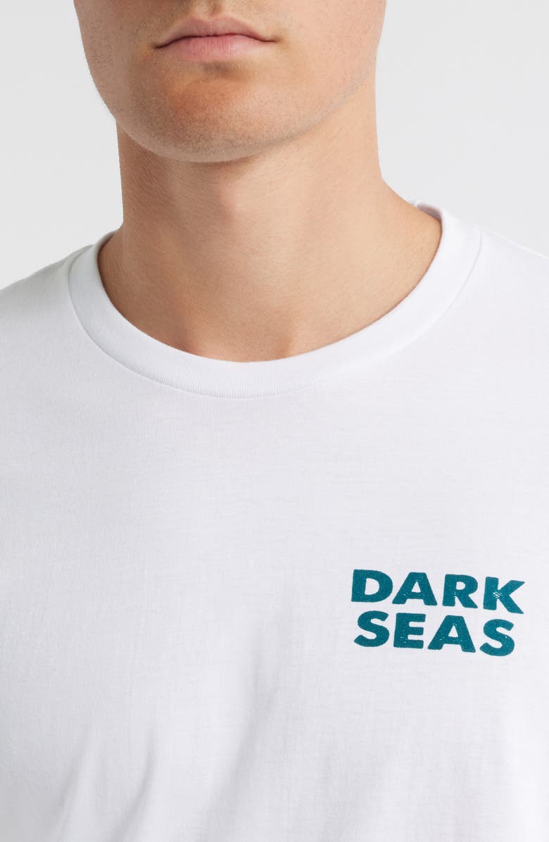 DARK SEAS Steelhead Cotton Logo Graphic T-Shirt, Alternate, color, White