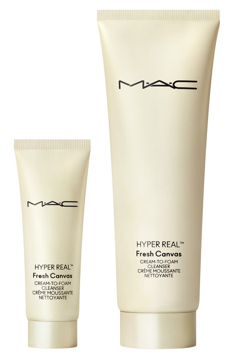 MAC Cosmetics Hyper Real<sup
™</sup
Fresh Canvas Cream-to-Foam Cleanser, Alternate, color, Regular