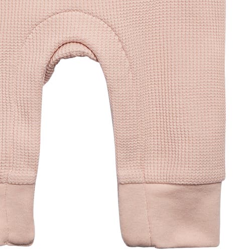 Modern Moments™ By Gerber Waffle Knit Romper With Kangaroo Pocket In Pink