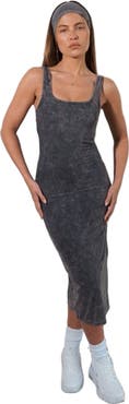 Vitality Cloud II Rib Basic Midi Dress