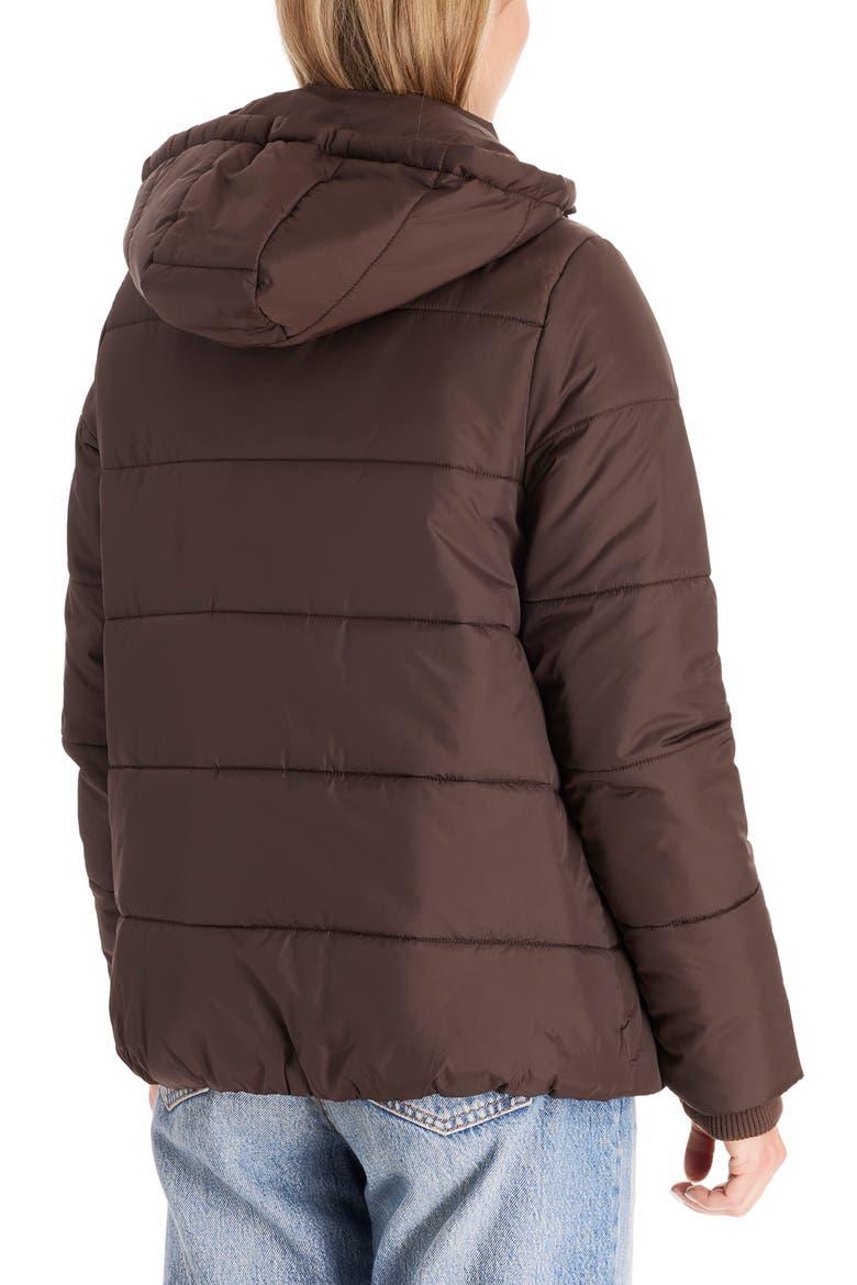 Leia - 3in1 Bomber Maternity Puffer Jacket Quilted Hybrid, Alternate, color, DARK CHOCOLATE