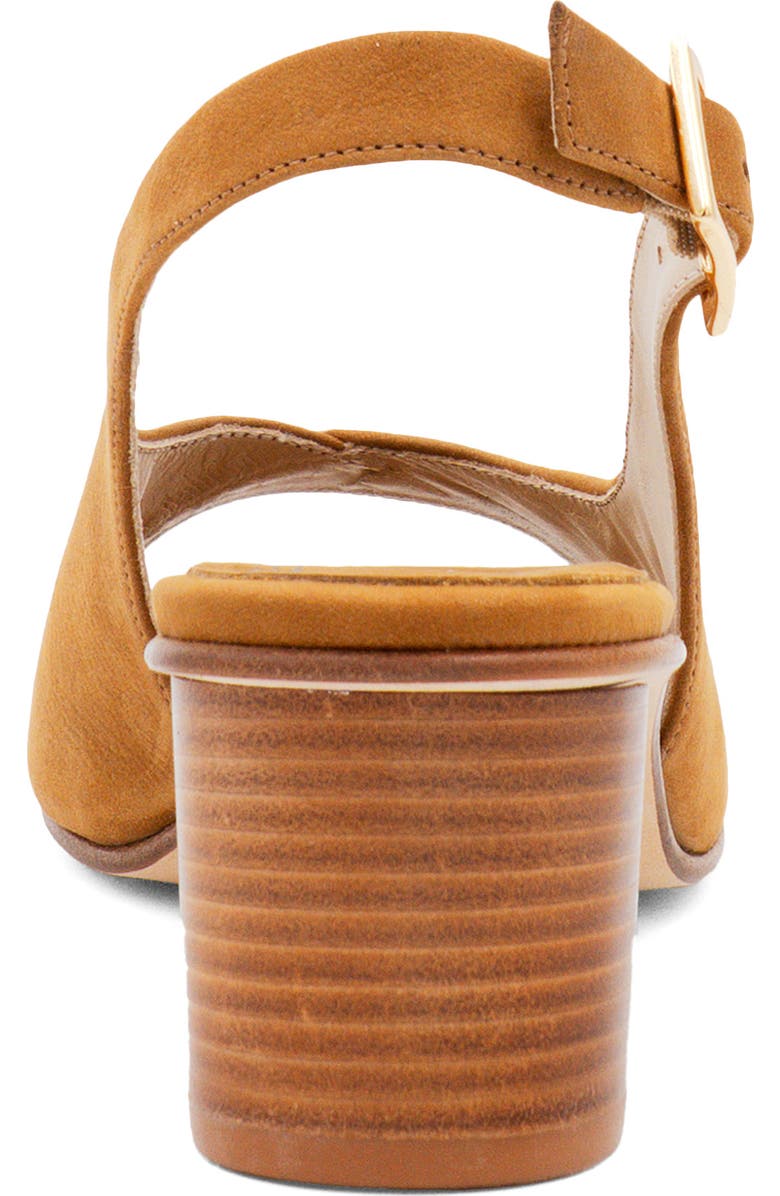 Amalfi by Rangoni Elevato Slingback Sandal, Alternate, color, Camel Long Beach