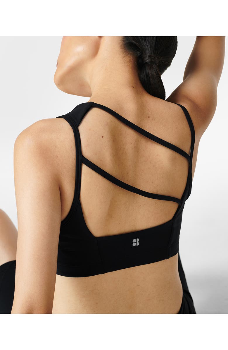 Sweaty Betty Sculpt Strappy Sports Bra, Alternate, color,