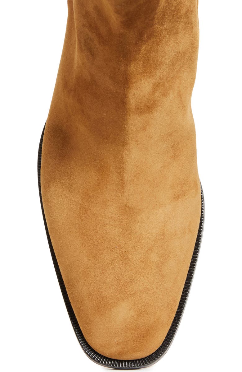 Christian Louboutin Ziggissimo Forever Ankle Boot, Alternate, color, Rhea