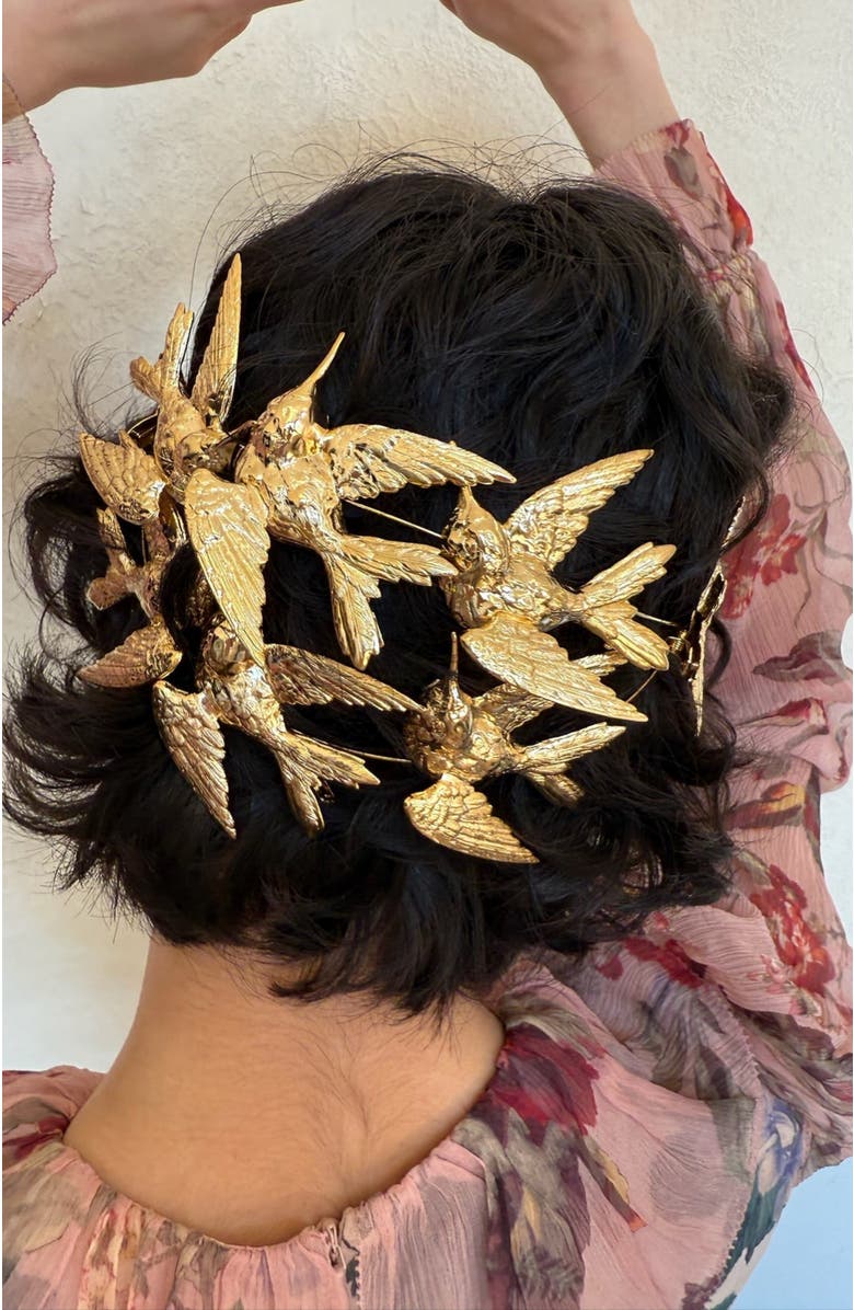 Epona Valley Colibri Clip Set, Alternate, color, Gold