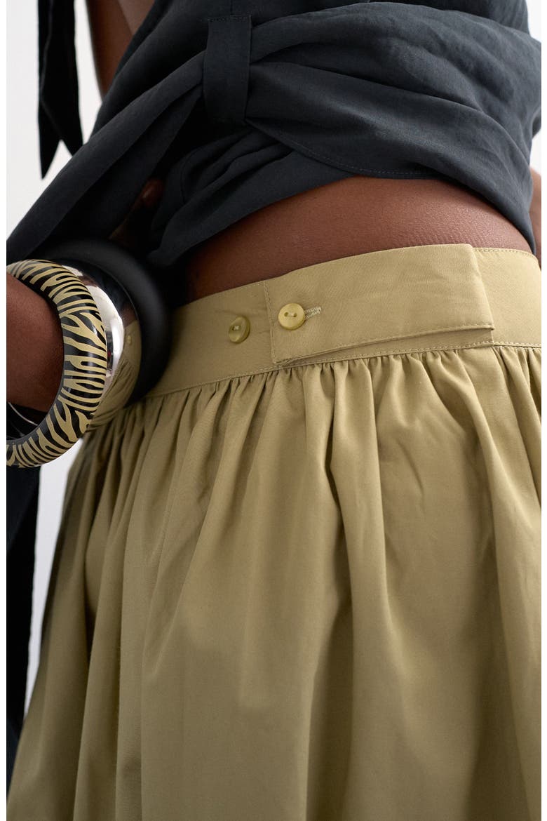 Saloon Maxi Skirt, Alternate, color, GREEN