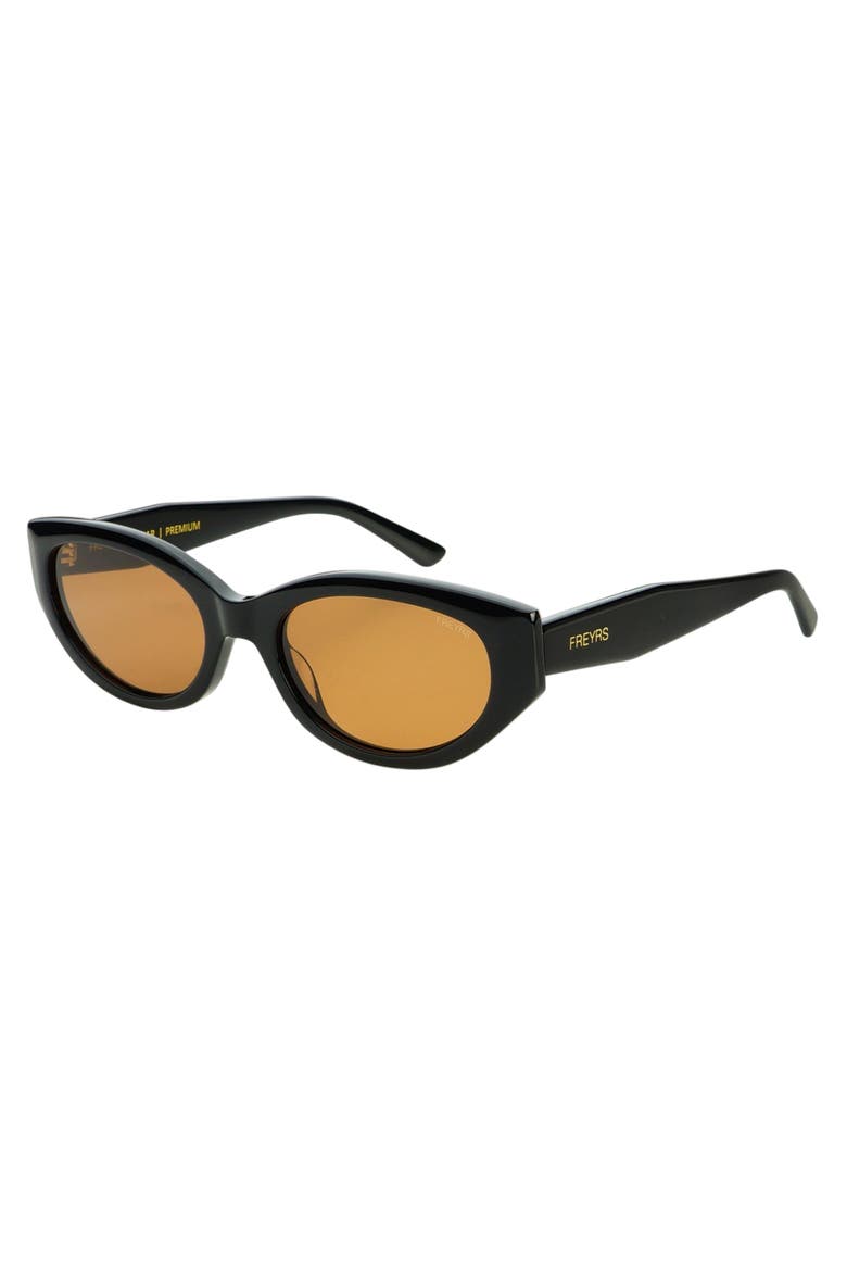 Ameli Cat Eye Sunglasses, Alternate, color, Black