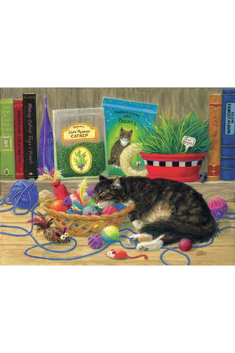 Tucker's Toy Basket 500 piece Jigsaw Puzzle for Adults, Alternate, color, Multicolor