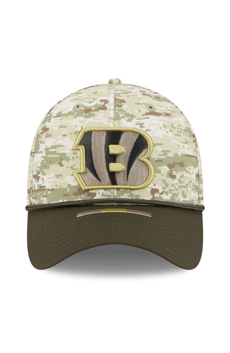New Era Men's New Era Camo Cincinnati Bengals 2025 Salute to Service 39THIRTY Flex Hat, Alternate, color, Camo
