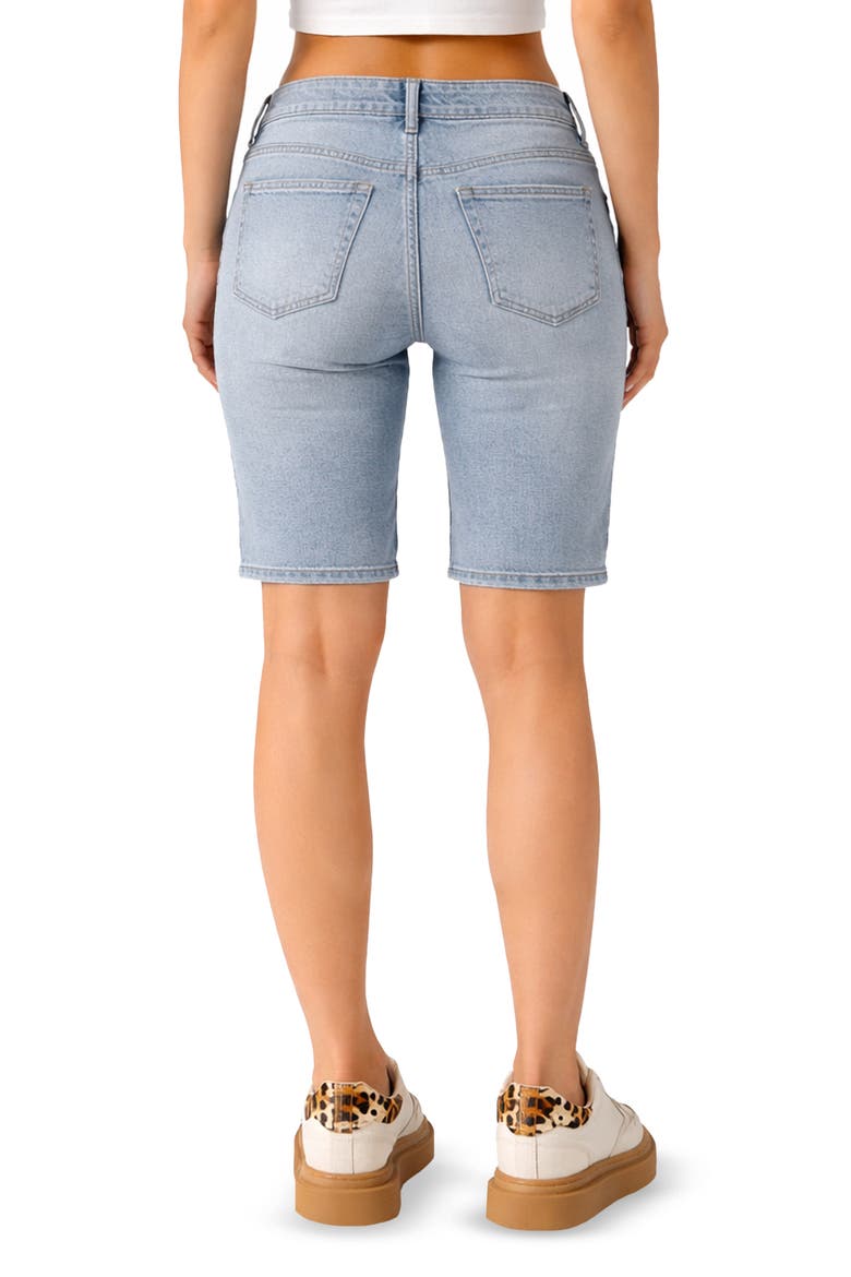 Denim Bermuda Shorts, Alternate, color, MEDIUM WASH