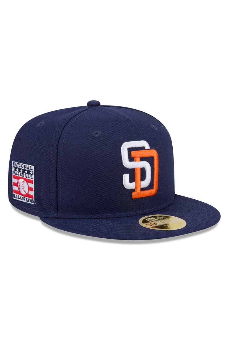 Men's New Era Navy San Diego Padres 2026 Baseball Hall of Fame 59FIFTY Fitted Hat, Main, color, Navy