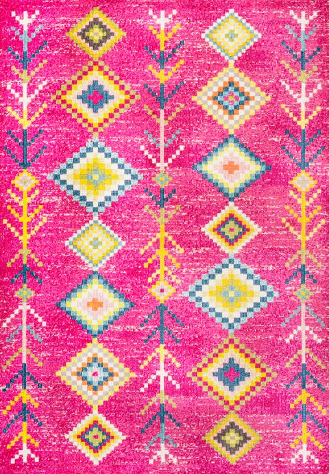 Love Geometric Area Rug